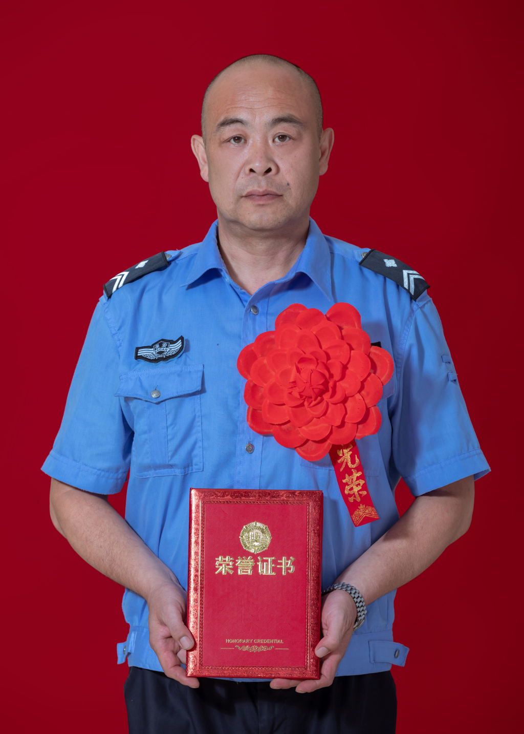 白鹏  2018年度卫滨区消防安全先进工作者