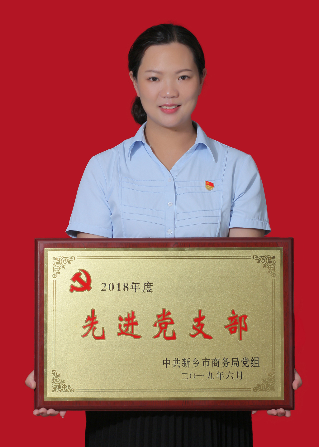 商场第三党支部荣获新乡市商务局2018年度“先进党支部”