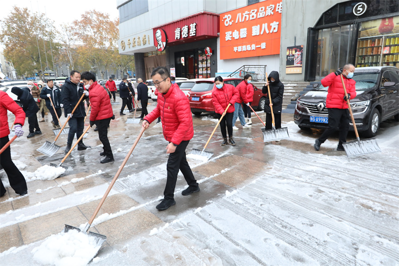 2023年 广场扫雪