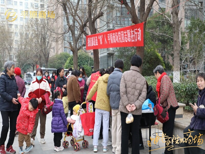 平原“志愿红”为春日添彩